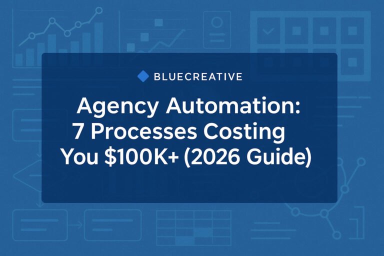 Read more about the article Agency Automation: 7 Processes Costing You $100K+ (2026 Guide)